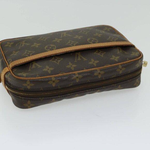 LOUIS VUITTON Monogram Compiegne 23 Clutch Bag M51847 LV Auth - Picture 6 of 15
